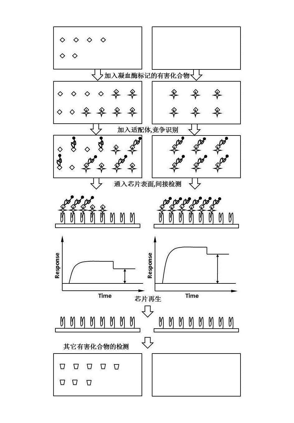 Method detecting harmful compounds in plastic toy based on surface plasma resonance technology