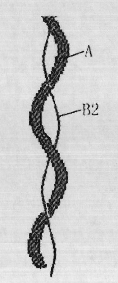 Wool fabric with strapping structure yarns and preparation method thereof