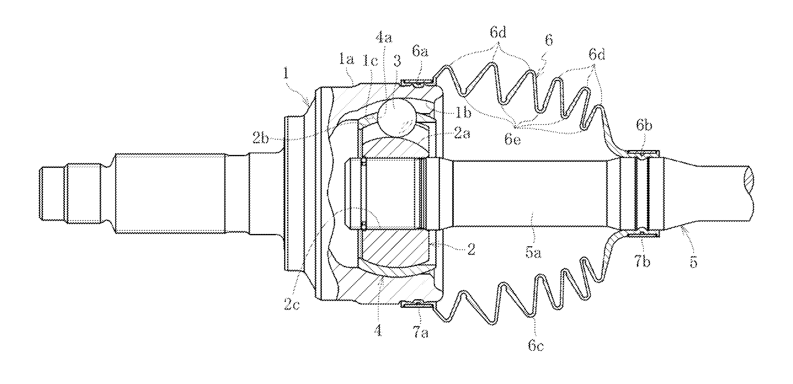 Constant velocity universal joint