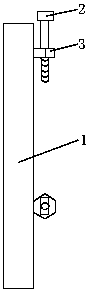 Measurement method for self-elevating type mobile platform spud leg erection