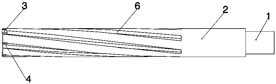 A special hollow end mill for machining casting wooden molds