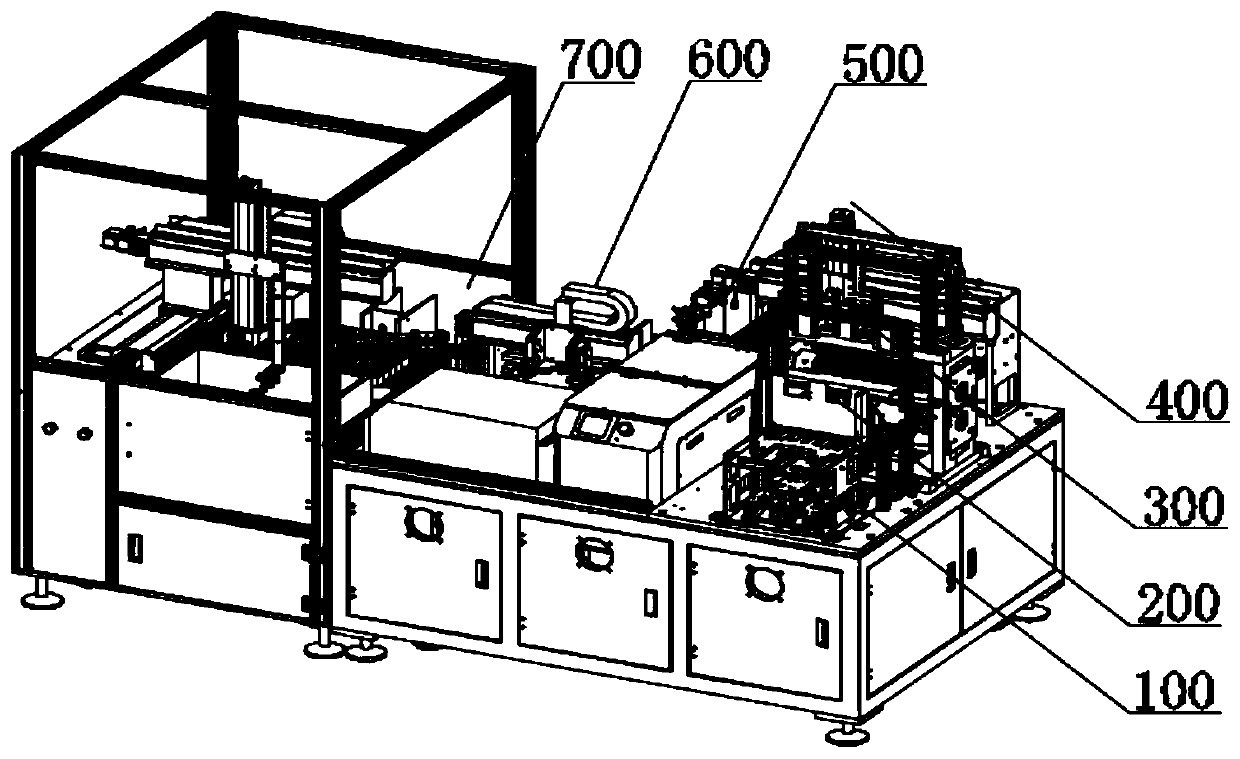 Automatic cutting and packaging production system for blood glucose test strips