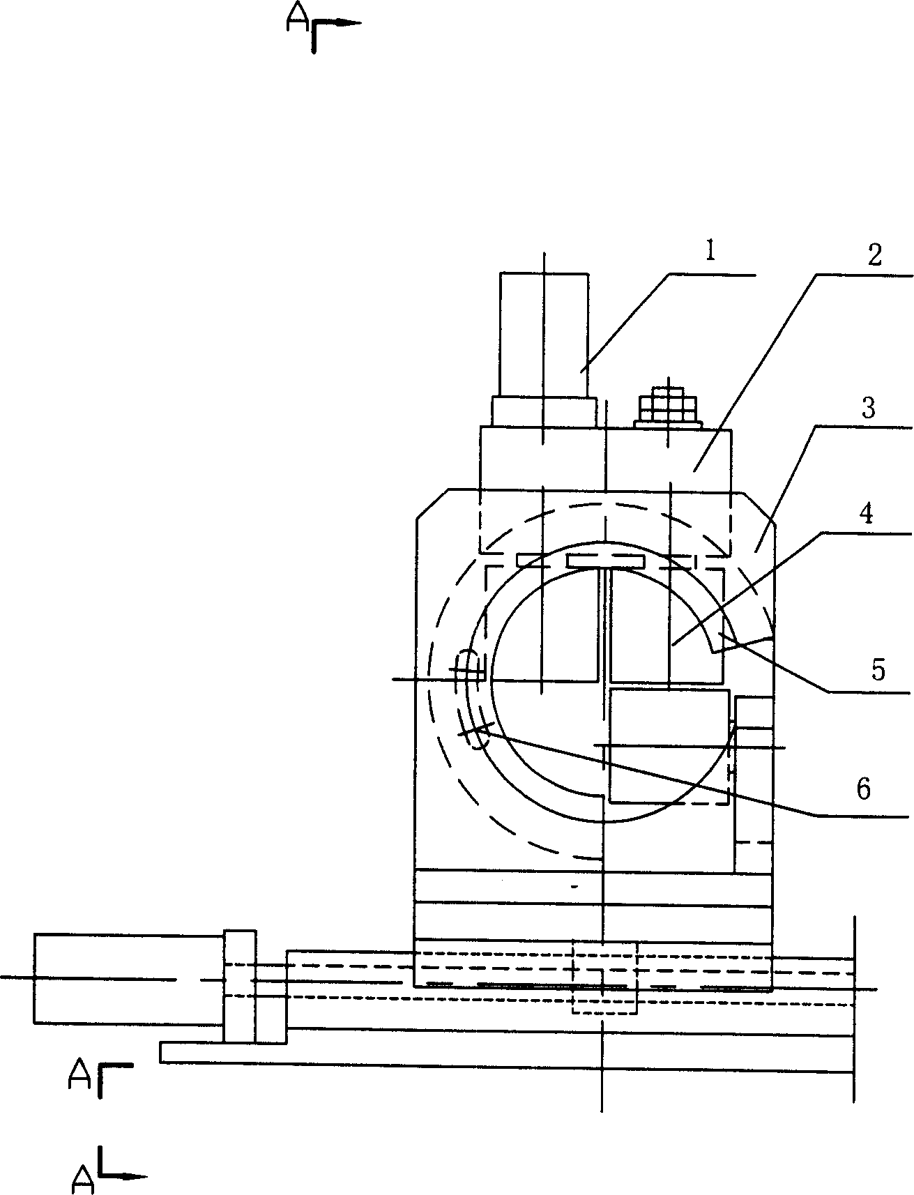 Dual-shaft variable-section roll-bending shaping machine