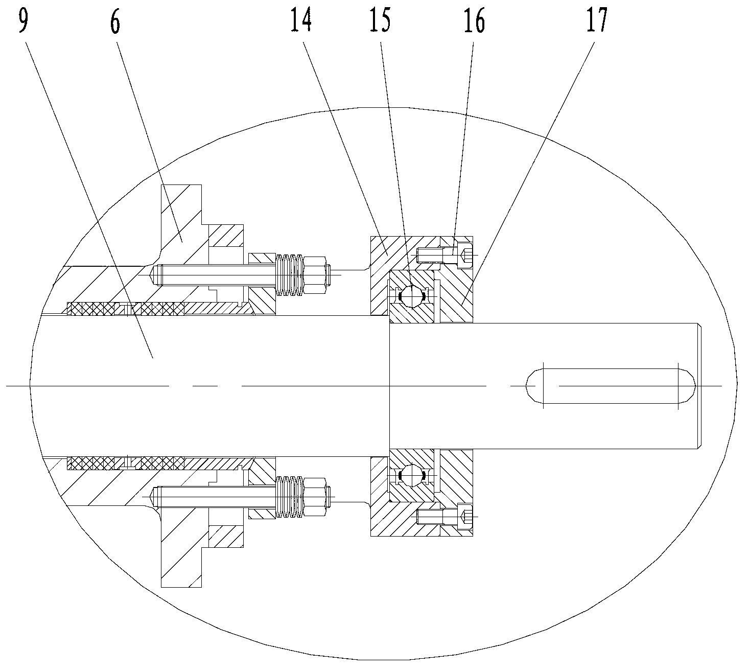 Metal sealed butterfly valve without pin connection