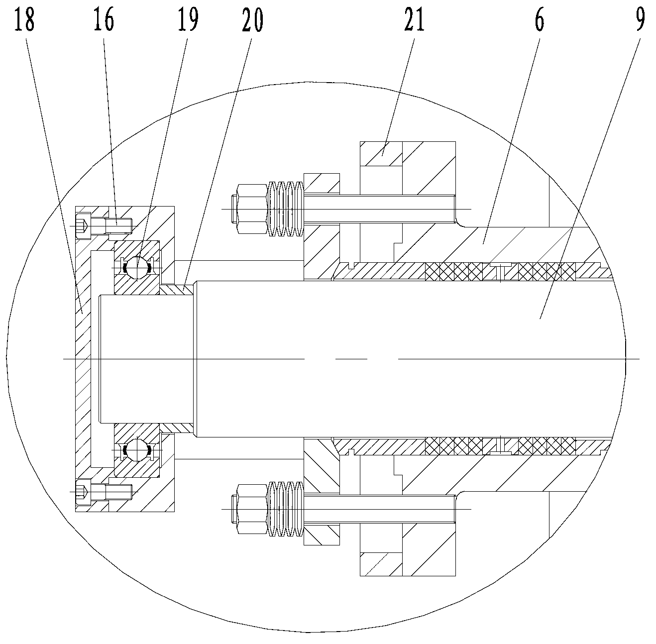 Metal sealed butterfly valve without pin connection