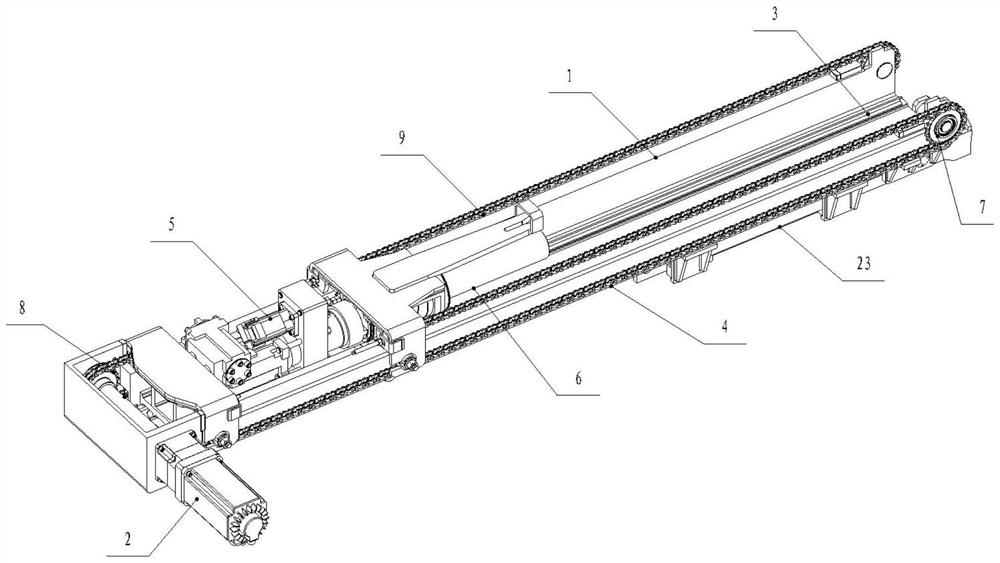 Robot telescopic arm