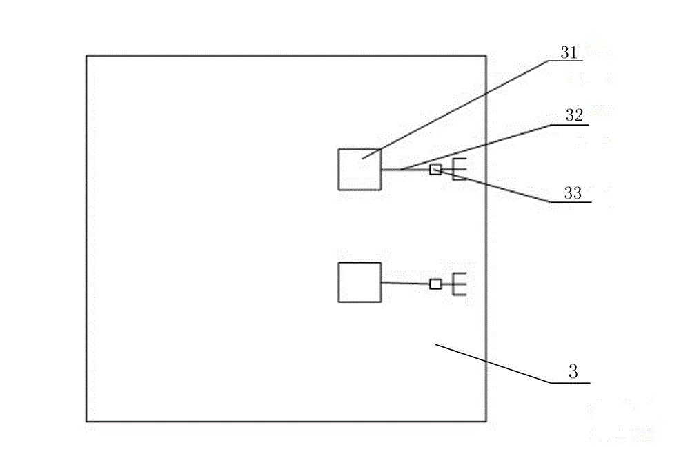 Array type single-chip integrated digital microaccelerometer