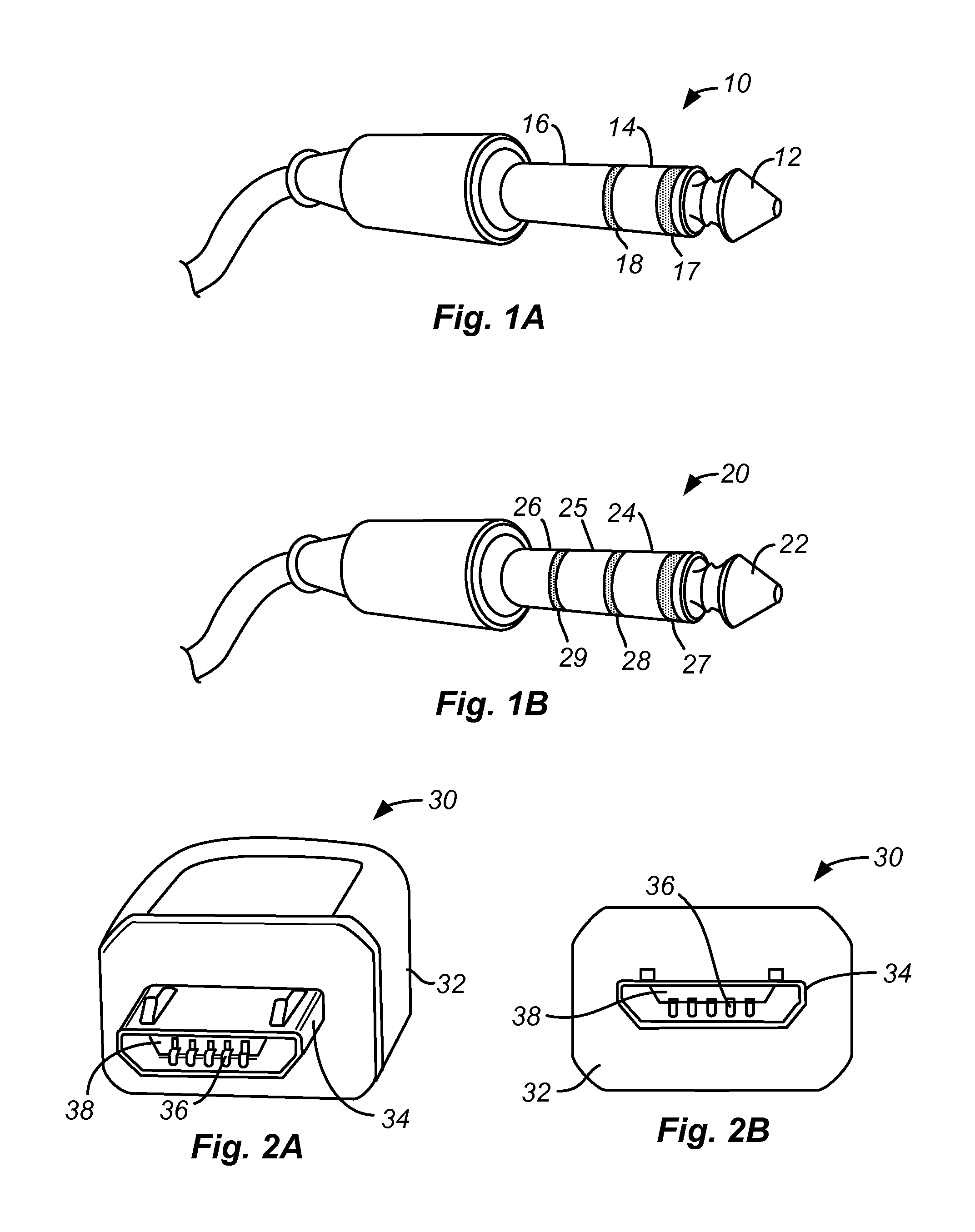 External contact plug connector