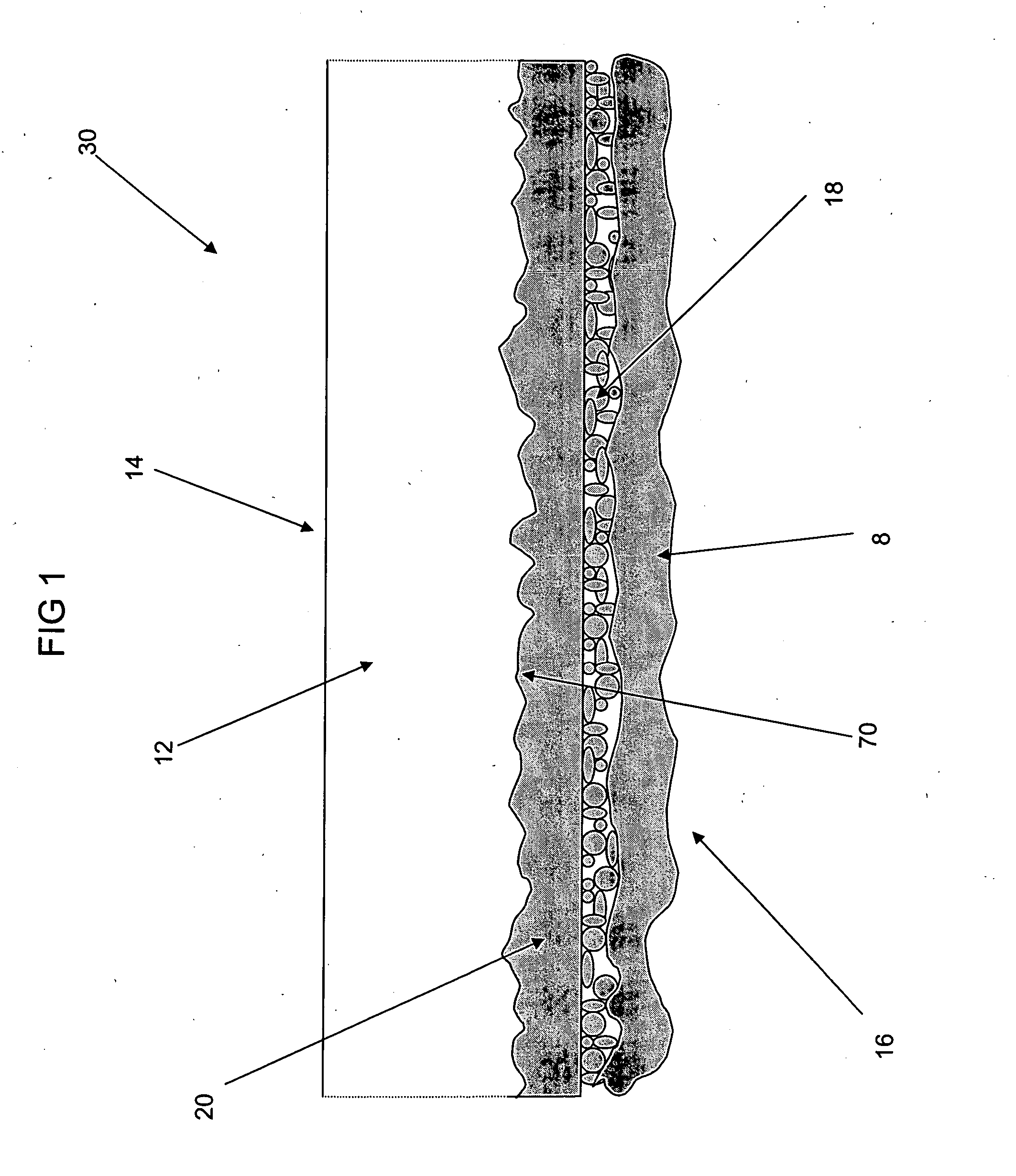 Unitary absorbent core