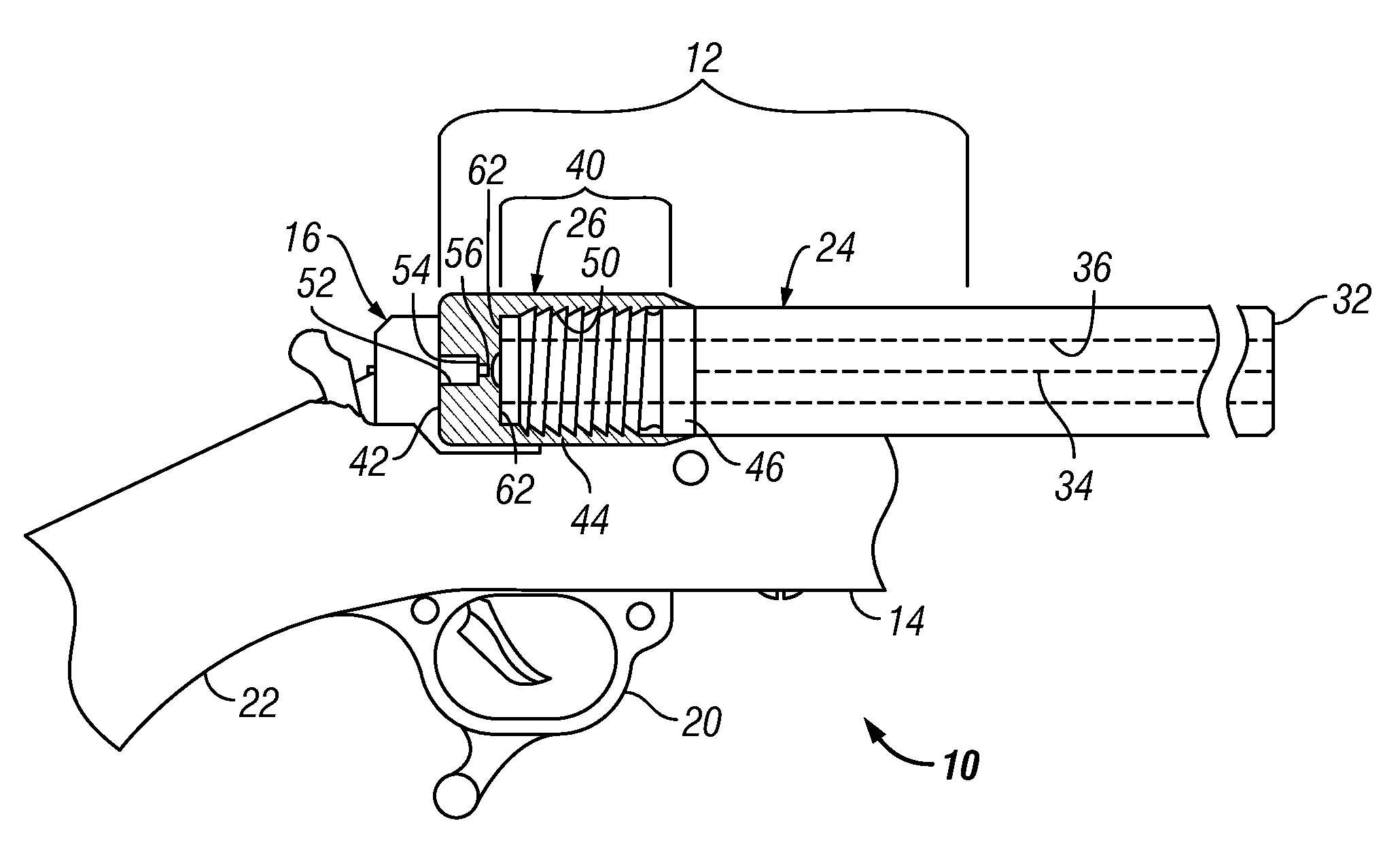 Muzzle loading firearm with removable breech cap