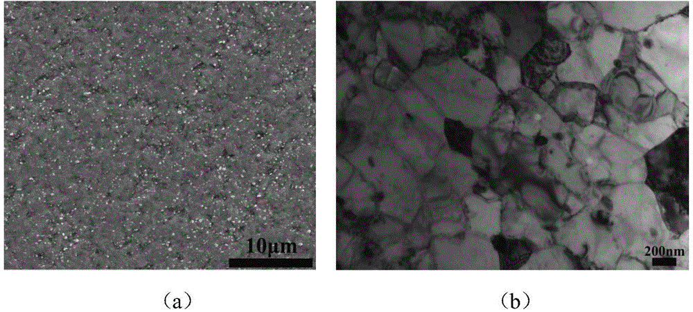 Preparation technique for high-strength and high-plasticity ultra-fine grain low-activity ferrite/martensite steel