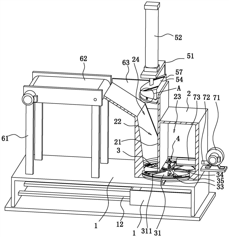 Pneumatic disc type slicer