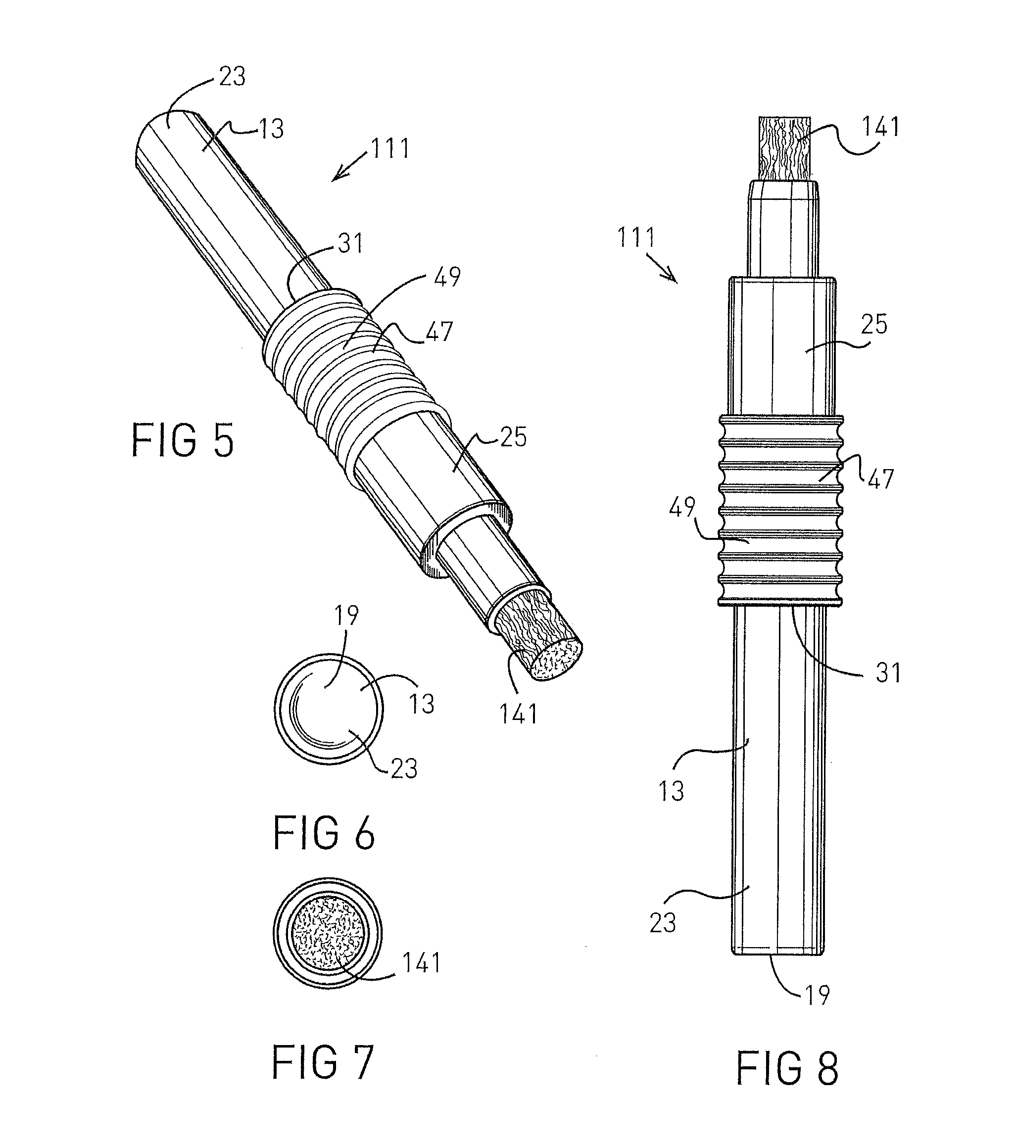 Single and multiple use applicator for volatile fluids having a protective device for guarding against being cut by glass shards formed within the applicator