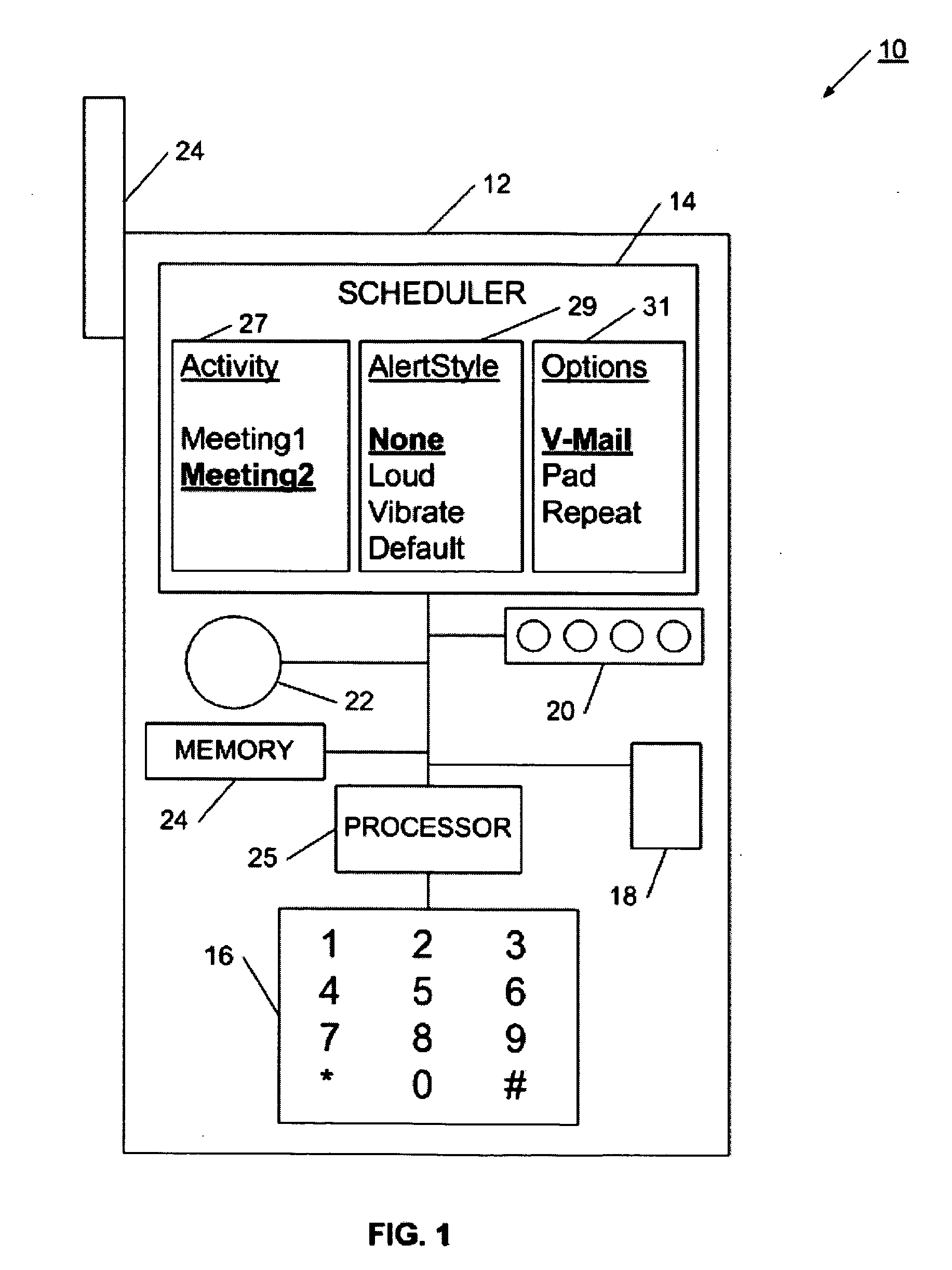 System and method for providing in-coming call alerts