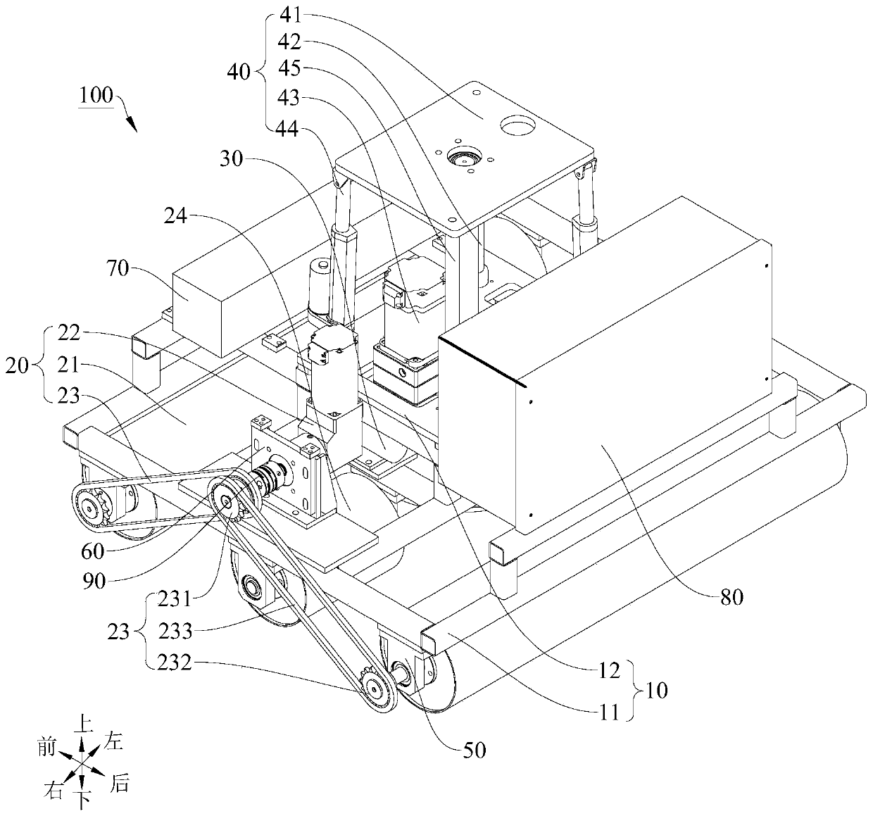 Flattening robot