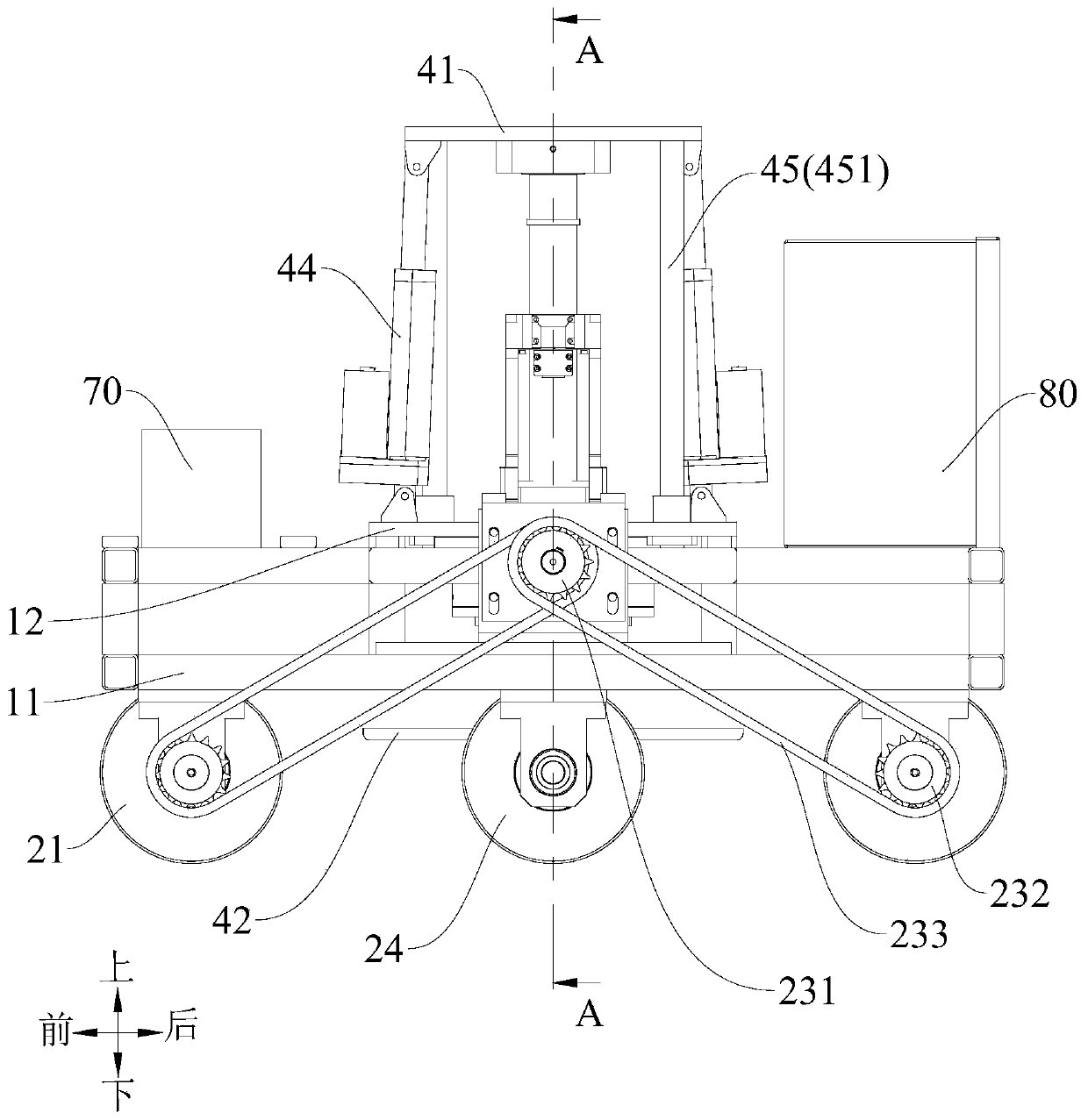 Flattening robot