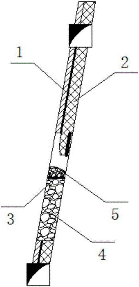 Blasting control method for improving ore breaking efficiency of wall-cutting filling method