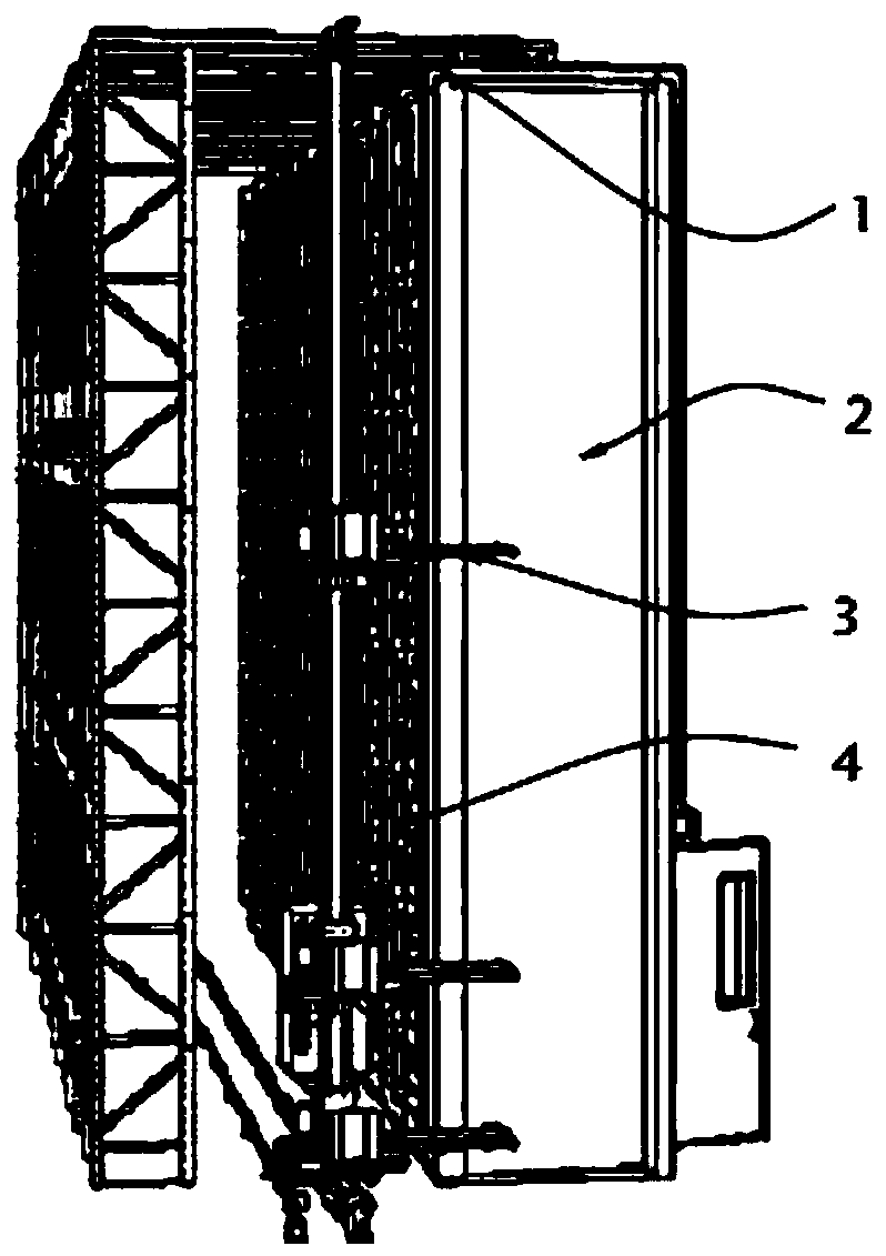 Lithium battery high-temperature standing vertical warehouse temperature independent control device and method