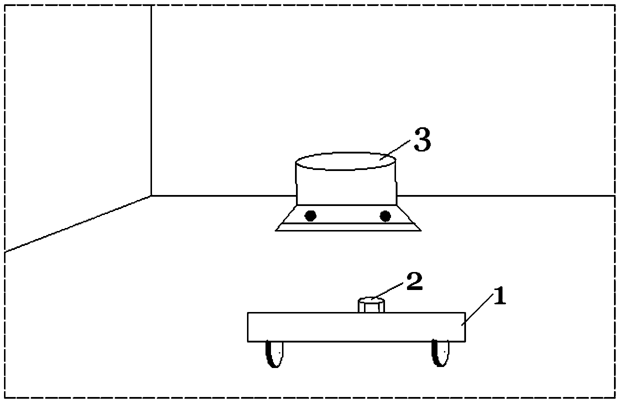 Charge-back butt joint method of cleaning equipment with laser radar and charge-back butt joint system of cleaning equipment with laser radar