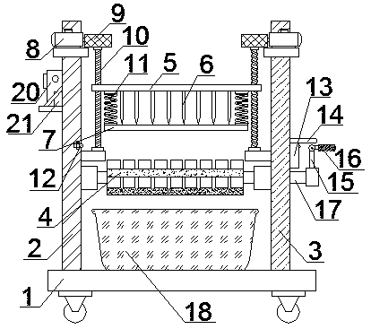 Industrial tape cutting device