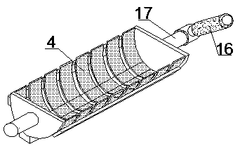 Industrial tape cutting device