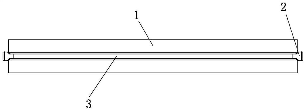 Composite blank submerged-arc welding run-on plate without removal