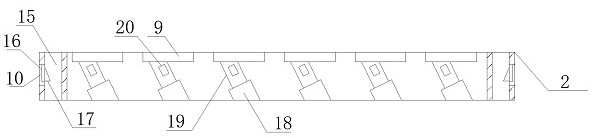 Block chain data management server heat dissipation device