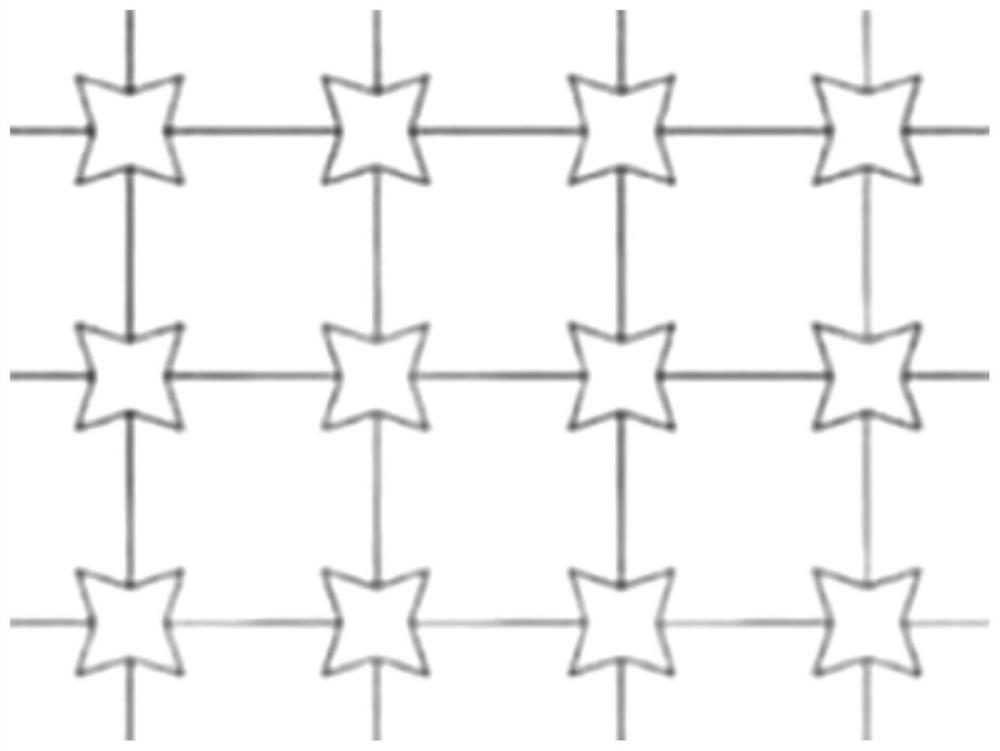 A Negative Poisson's Ratio Structure Based on Flexible Hinges