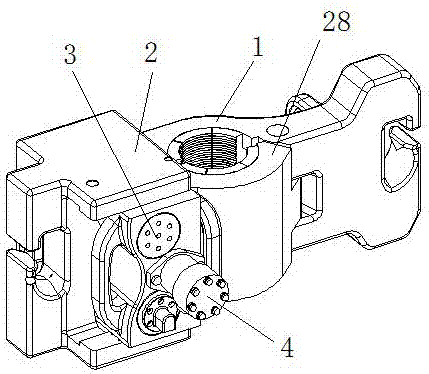 Drill-rod fixed clamp and control method thereof