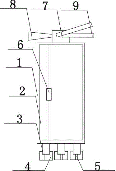 Hydraulic hand fire extinguisher