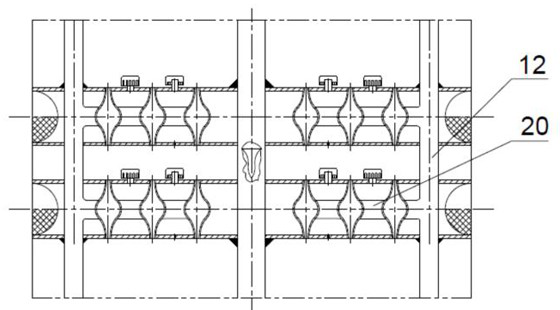 Multilayer continuous cavitation impinging stream reactor