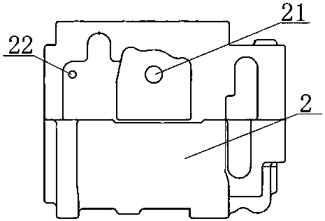 Main valve body for excavator grab bucket control