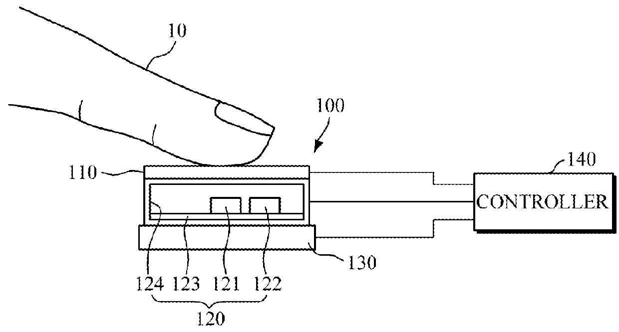 Touch-type blood pressure measurement apparatus and method