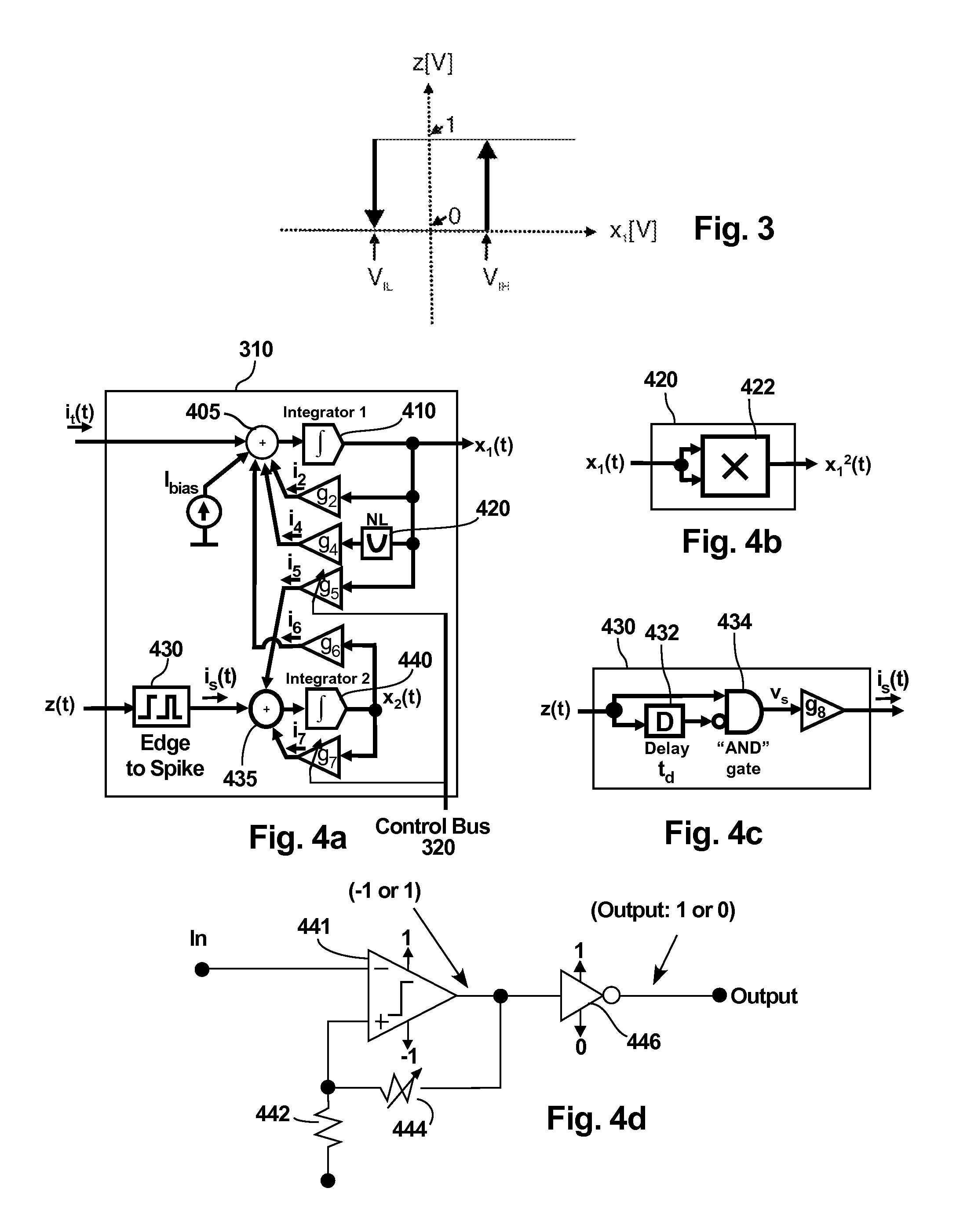 High-order time encoder based neuron circuit using a hysteresis quantizer, a one bit DAC, and a second order filter