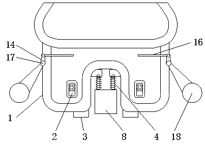 Charging device for sweeping robot