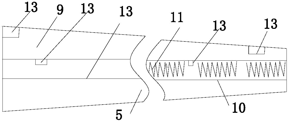 A thermoplastic device for electric motors with low waste