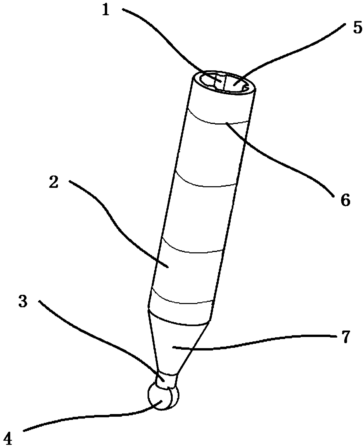 Device for clearing away limnoperna fortunei in pipeline and method