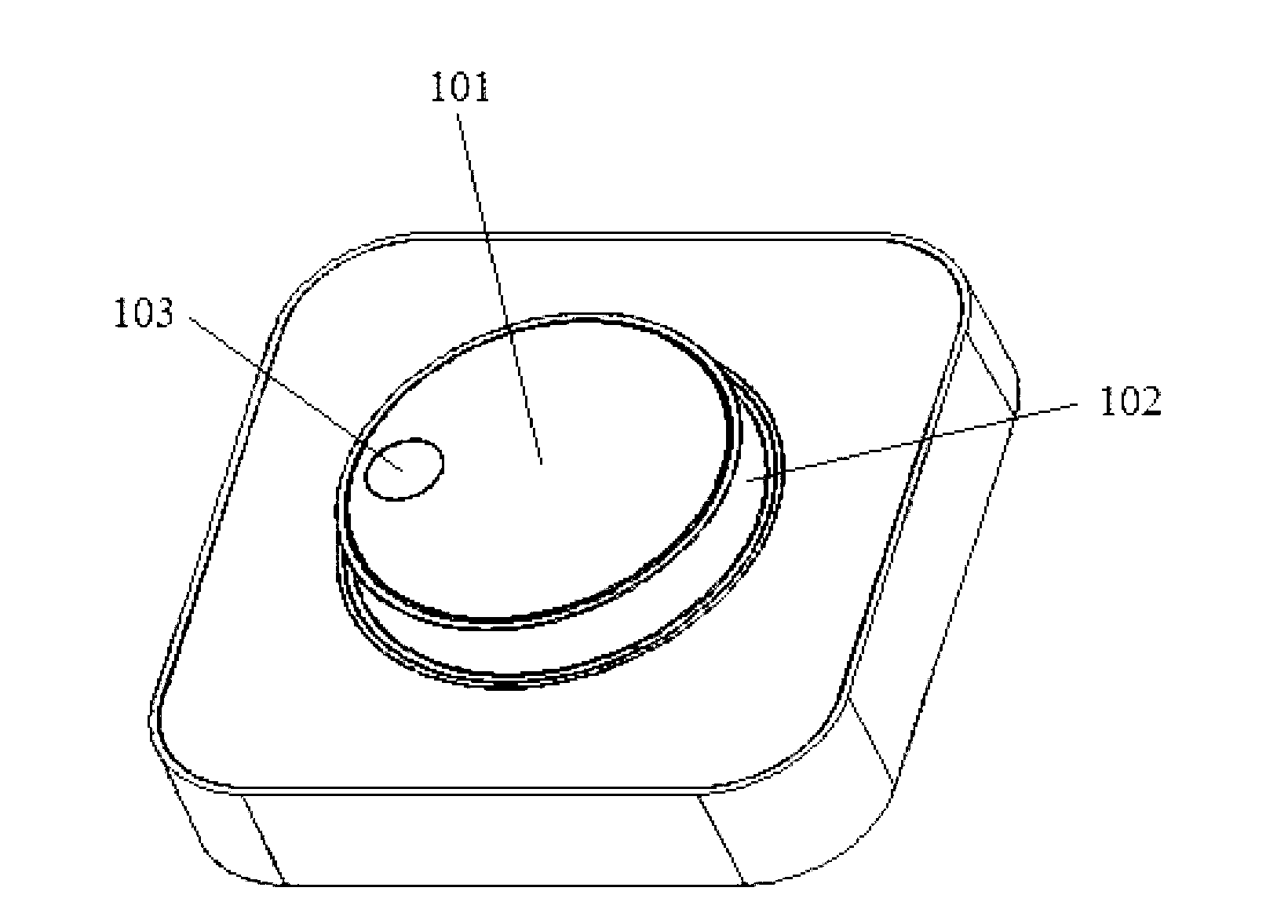 Double-knob rotary triggering structure