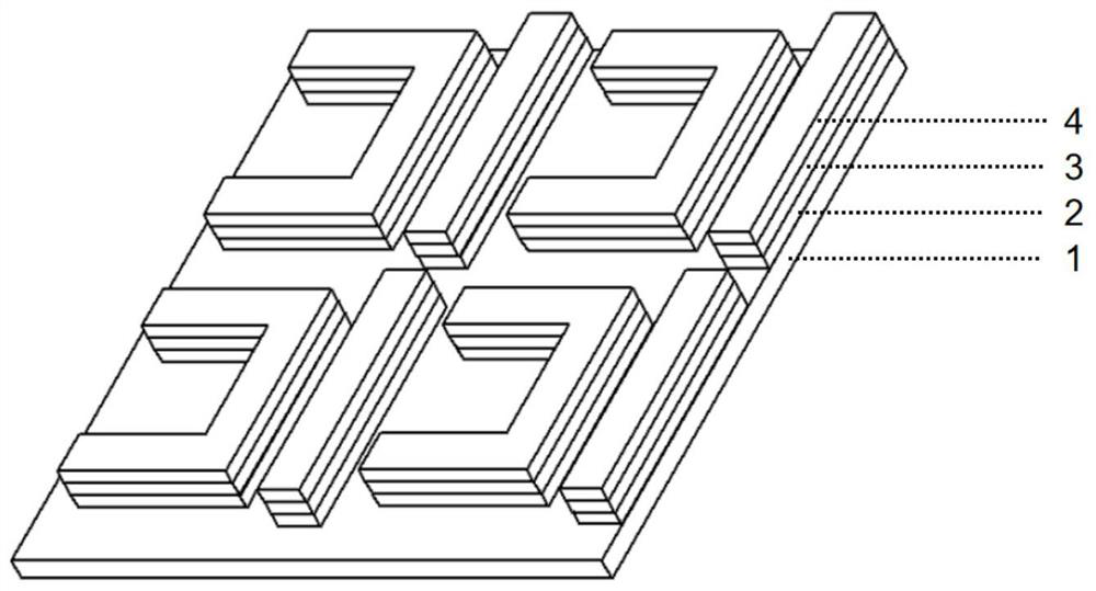 Packaging material for nondestructive testing of quality of agricultural products and food, preparation method thereof and detection method