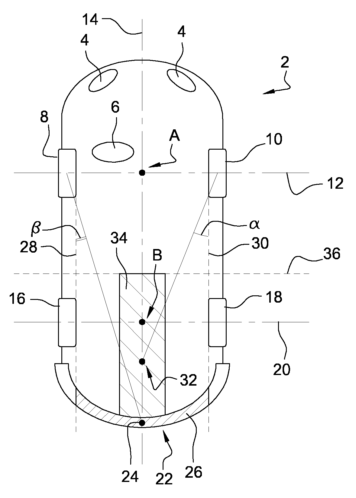 Vehicle comprising means for detecting noise generated by a tyre