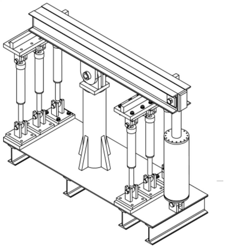 Multi-station hydro-pneumatic spring test board