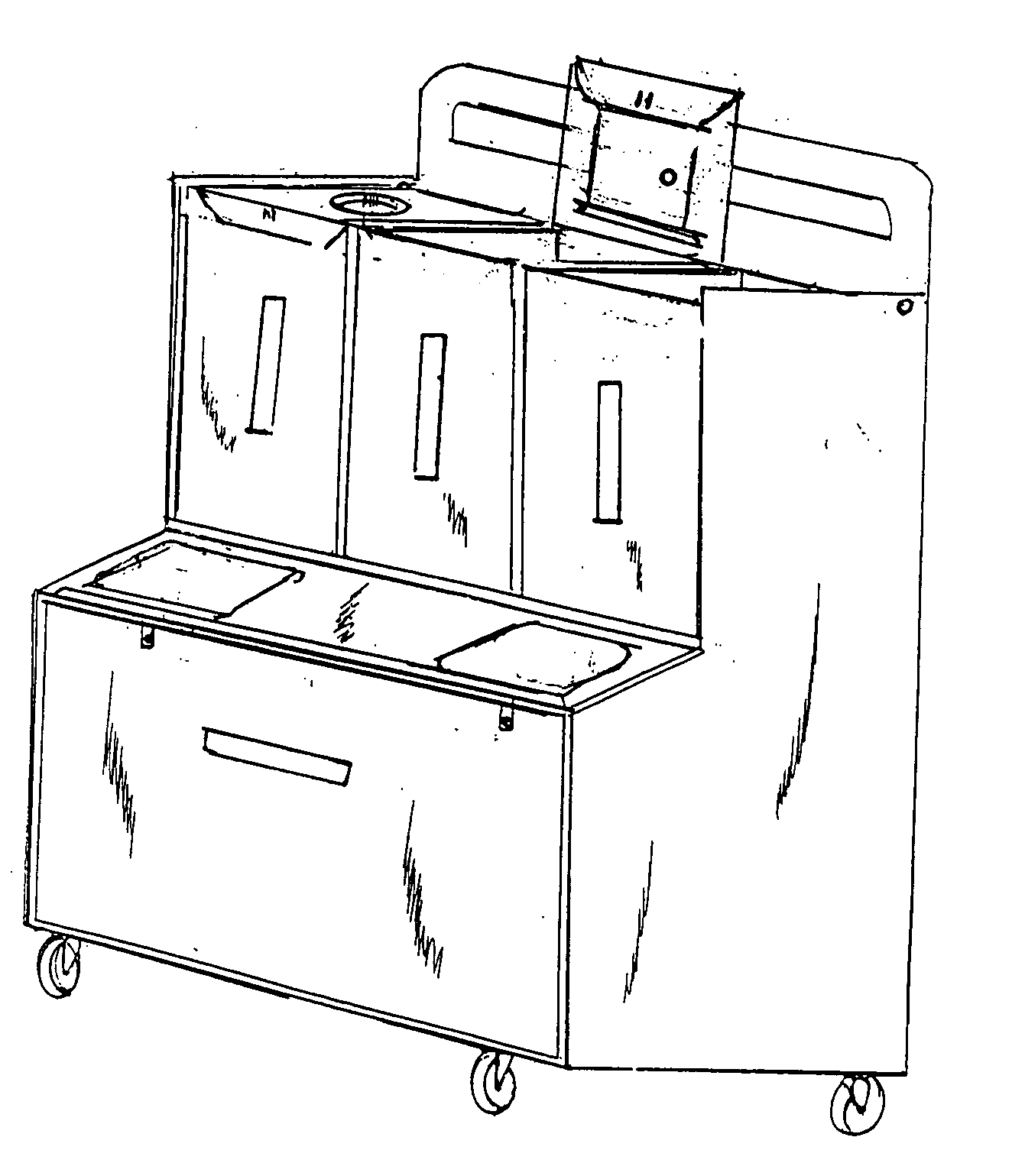 Versatile sorting cart