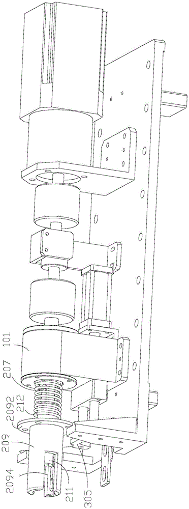 Driving head online changing device and engine crankshaft gyroscopic moment measurement system