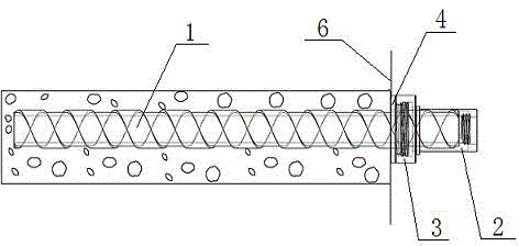 Prestressed concrete square pile spiral tube drive device