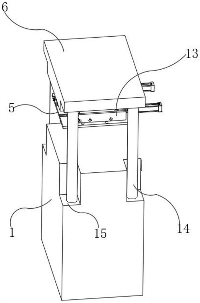 Automatic mold feeding and discharging device of injection molding machine