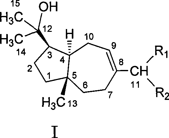 Daucane type sesquiterpenes and preparation method and application thereof