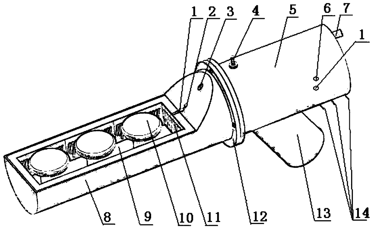 Liquid fuel gasification combustor suitable for mixed alcohol oil and capable of achieving complete combustion