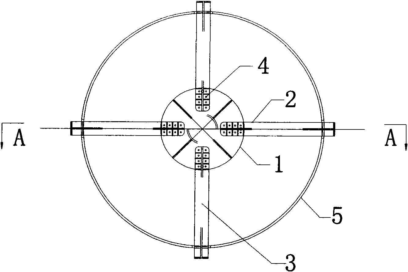 Removable hanging pile bracket for construction of hanging pile of steel casing of cofferdam