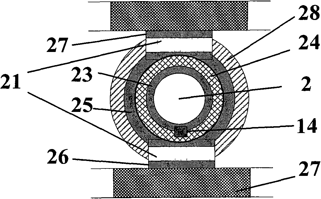 Double-longitudinal-mode laser composite frequency stabilization method and device based on thermoelectric cooler