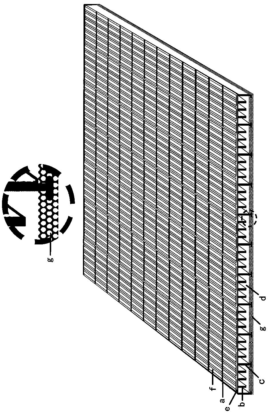 Energy-storage greenhouse box body with heat-dissipating heat-insulating integrated photovoltaic folded plates